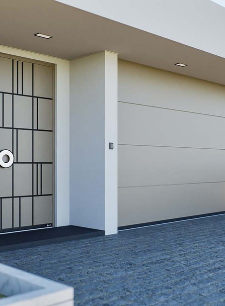 D-GATE Sektionaltor eingebaut