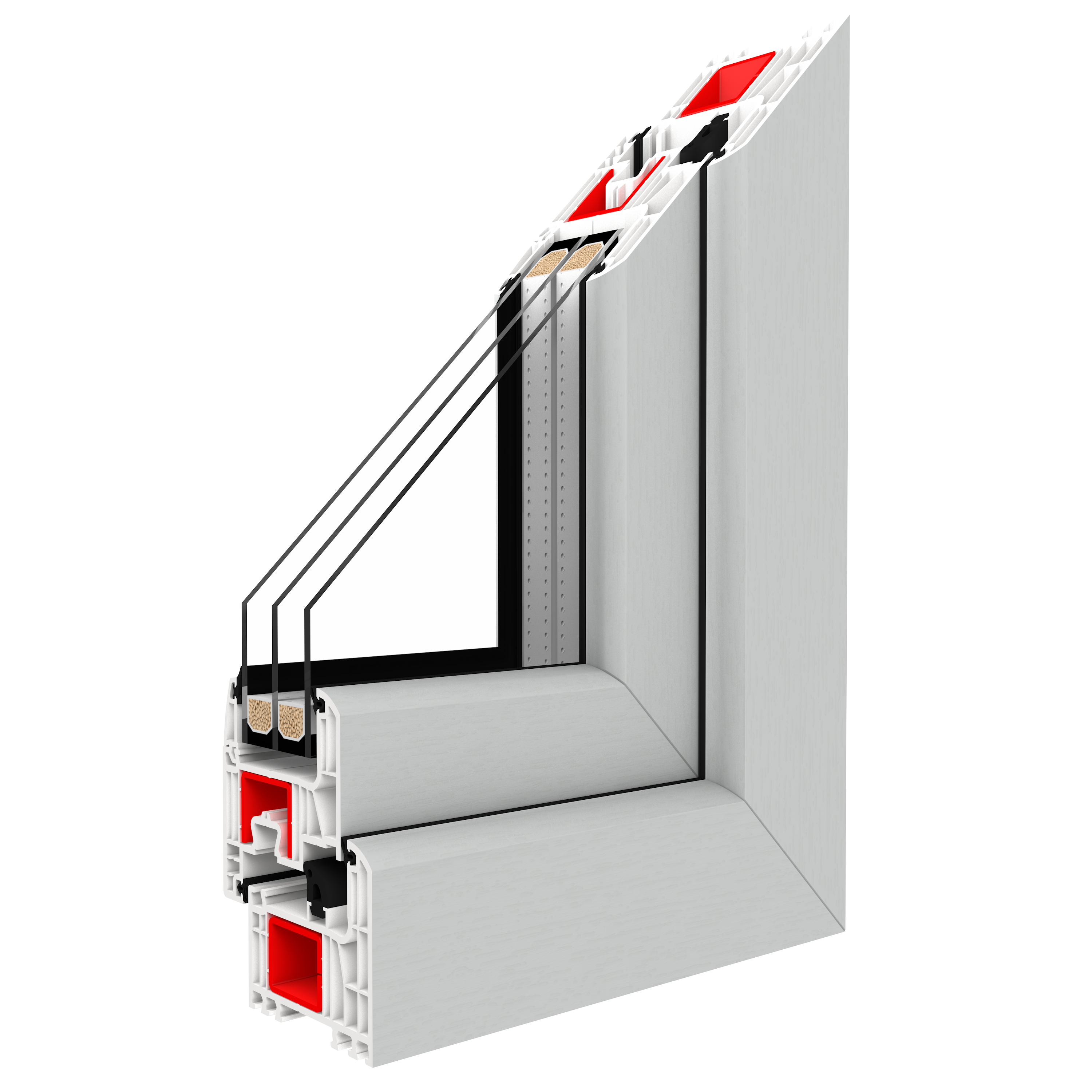 IGLO Energy Profilquerschnitt — 7 Kammern 82mm