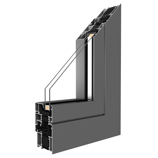 MB-79N SI Aluminium-Fenster