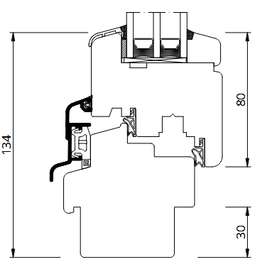 SOFTLINE 78 Profilquerschnitt