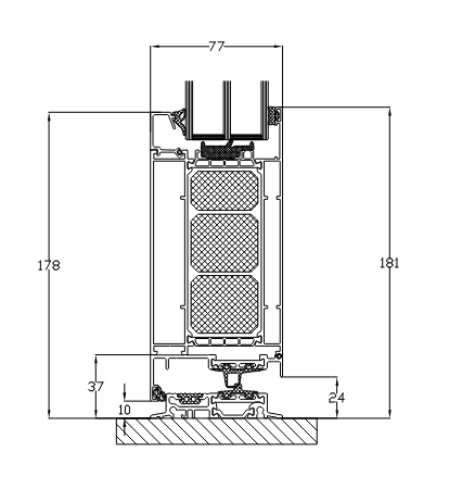 MB-86N SI Tür-Rendering